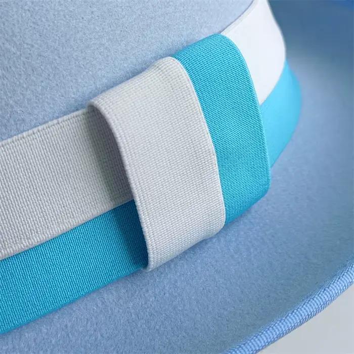 Chapeau Fedora Rétro Caramel Multicolore Unisexe Polyvalent pour Homme et Femme Occasions Spéciales Plage Fêtes