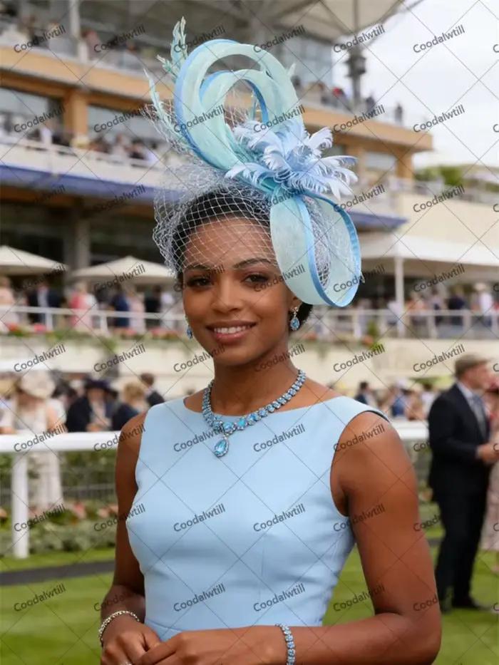 Chapeau fascinateur en maille jaune pour femmes