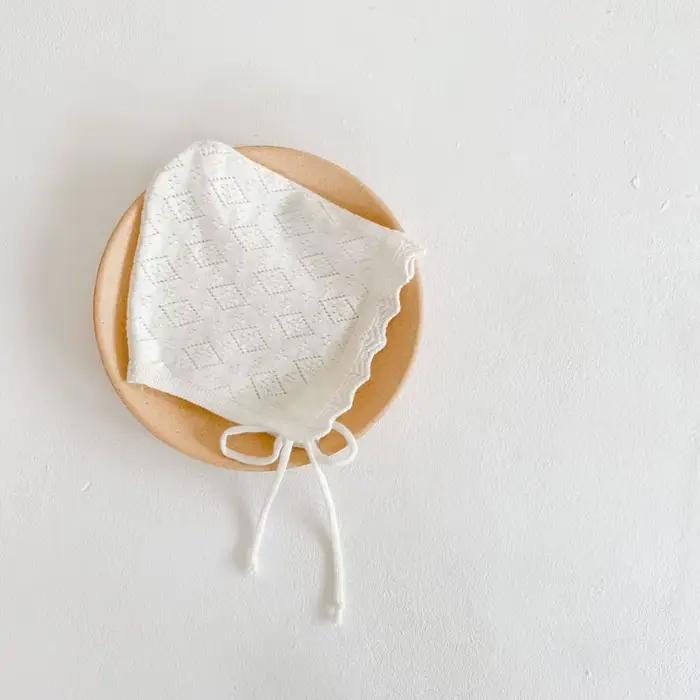 Bonnet en coton pour bébé fille de 0 à 24 mois