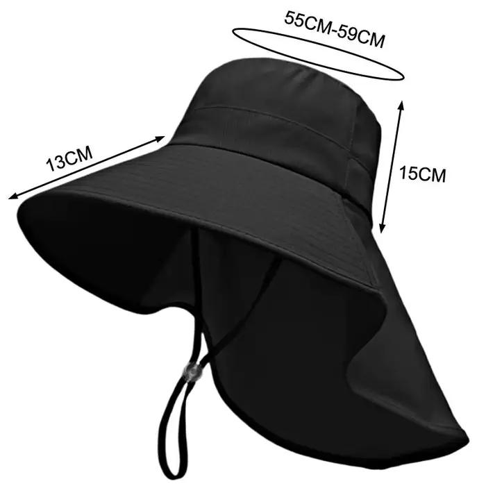 Chapeau de soleil anti-UV pour l'extérieur avec protection du cou
