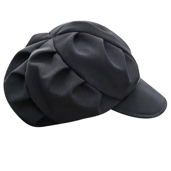 Femmes béret chapeau Style coréen nuage rides conception visage minceur voyage quotidien mode gavroche casquette