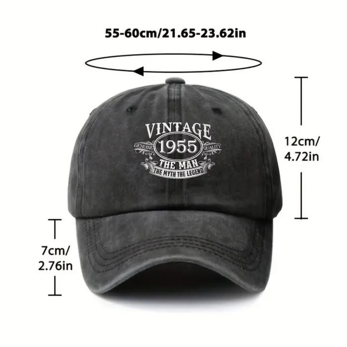 Casquette de baseball vintage 1955 The Man The Myth Legacy