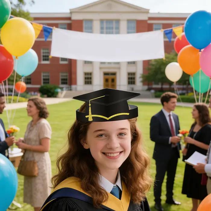 10 chapeaux de graduation en papier 2026