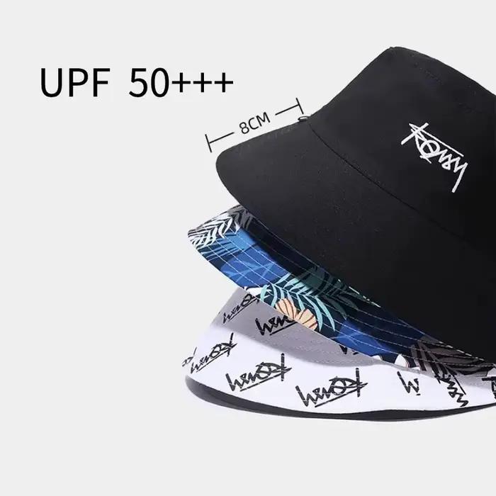 Grande tête XL63cm lettre impression seau chapeaux hommes femmes