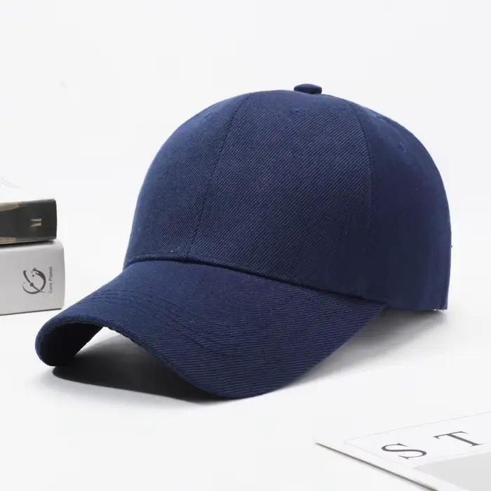 Casquette de baseball unisexe en coton polyester réglable pour femmes et hommes style sport adapté aux quatre saisons occasions extérieures