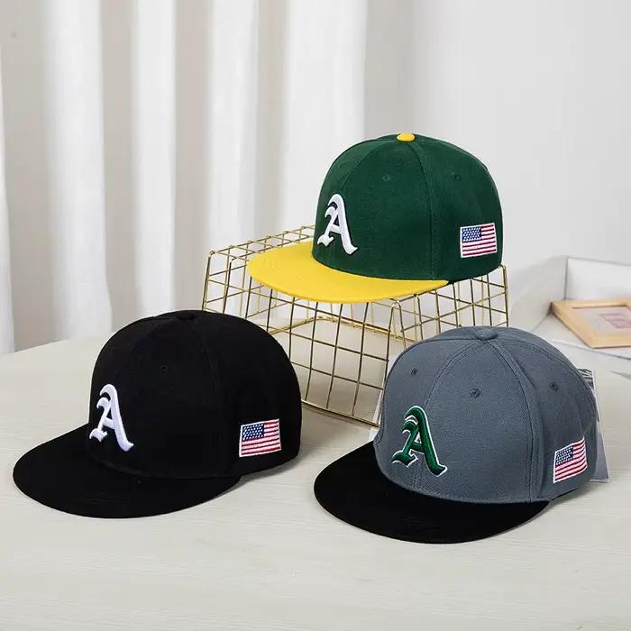 Casquette de baseball de style hip-hop avec dessus plat