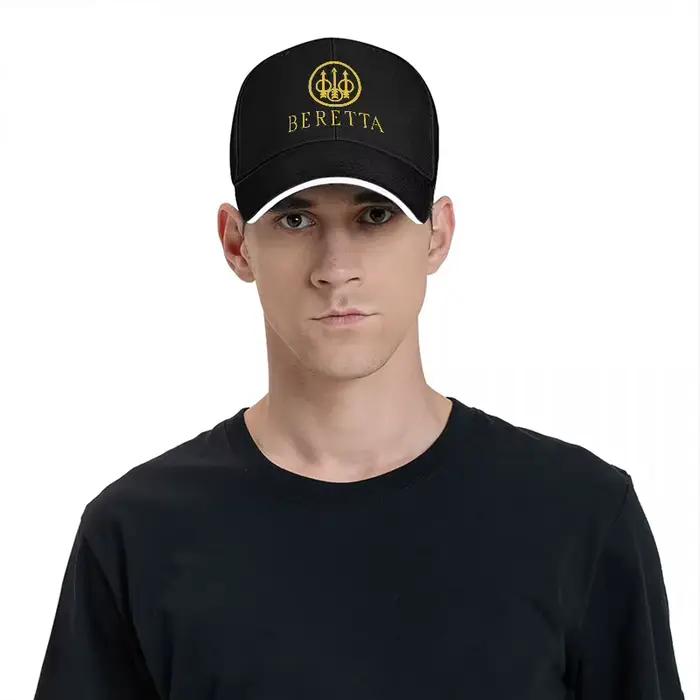 Casquette de baseball noire avec logo BERETTA brodé
