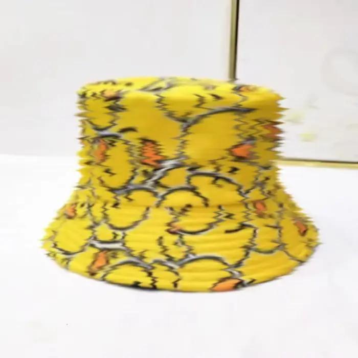 Chapeau de pêcheur double face motif canard jaune