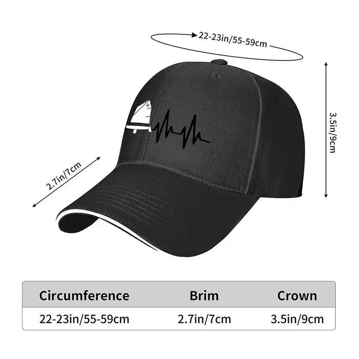 Casquette de baseball Sailing Optimist on Heartbeat - Optimist Sailing