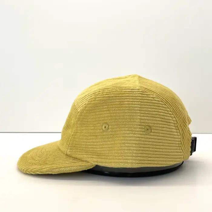 Casquette en velours côtelé à 5 panneaux pour hommes et femmes
