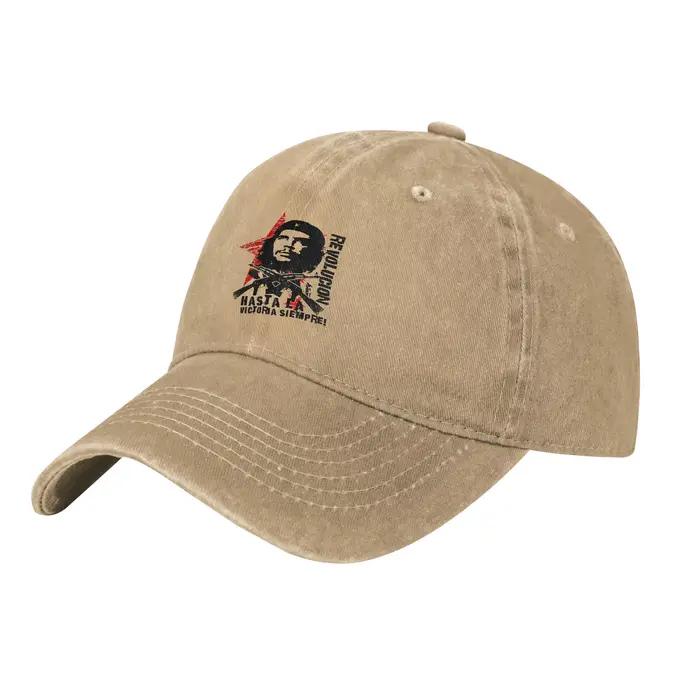 Ernesto Che Guevara Cuba casquette de Baseball Vintage en détresse lavé guerrilla cubaine