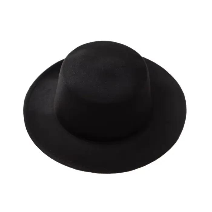 Fedora Fedora élégante sportive imitation laine pour femmes toutes saisons occassions spéciales chapeau de jazz