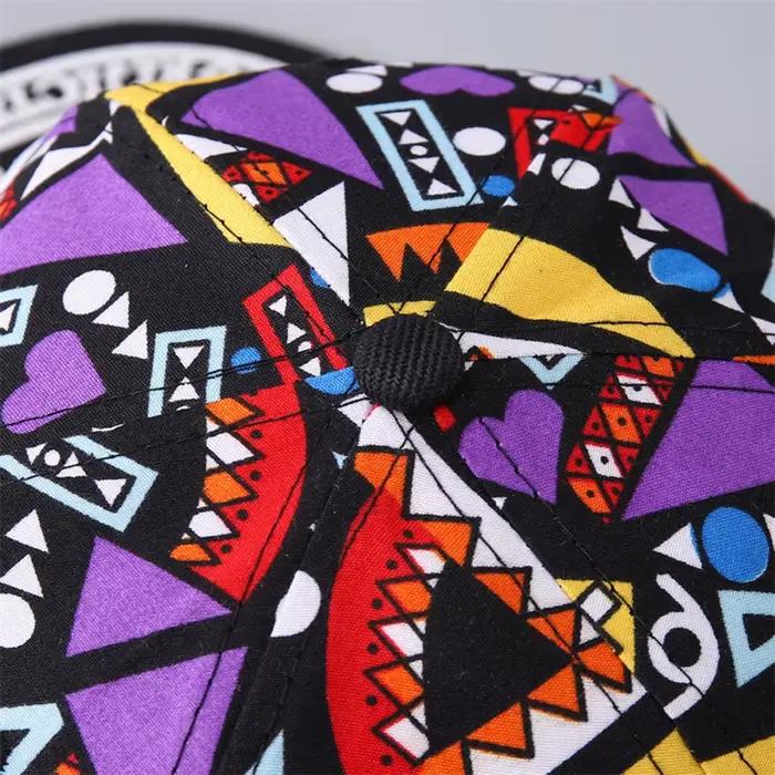 Casquette de baseball florale hip-hop pour garçons et filles