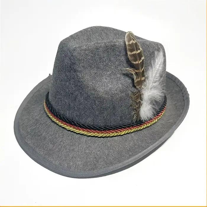 Chapeau de plumes pour hommes et femmes