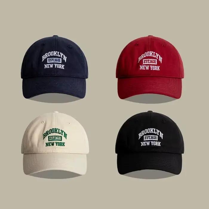 Casquette de baseball brodée de lettres pour hommes et femmes