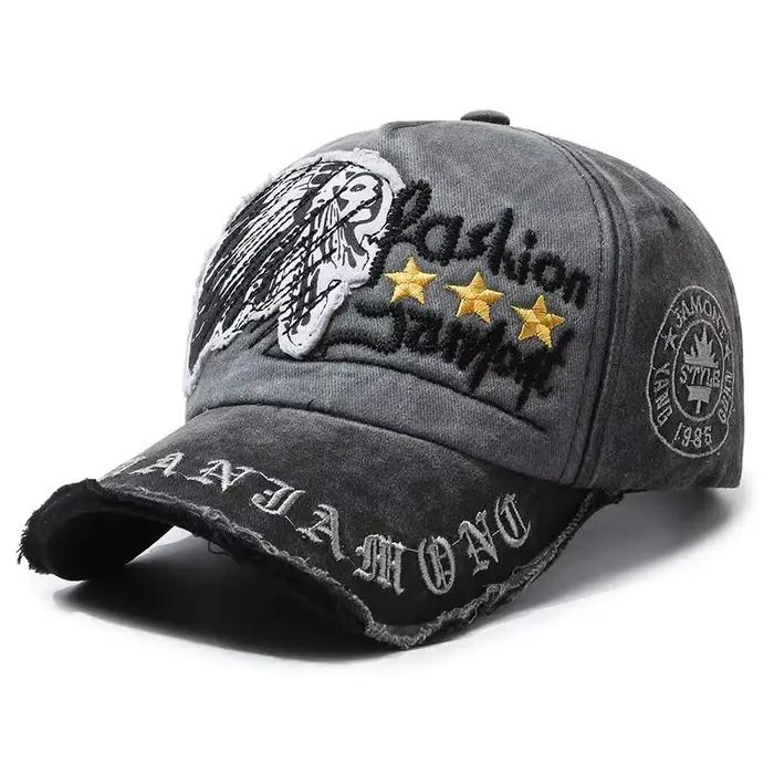 Quatre saisons nouvelle casquette de Baseball rétro en détresse décontracté Sports de plein air chapeau printemps et