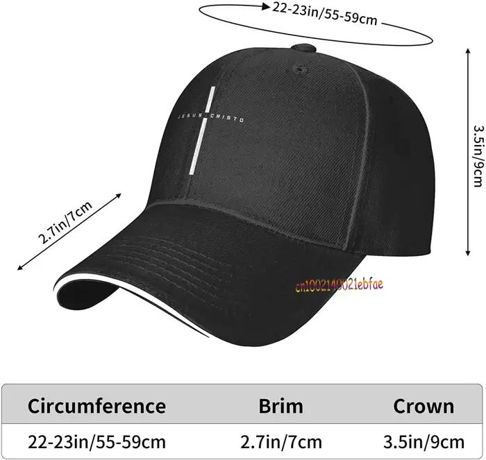 Casquette de Baseball avec croix de jésus Christ pour hommes et femmes