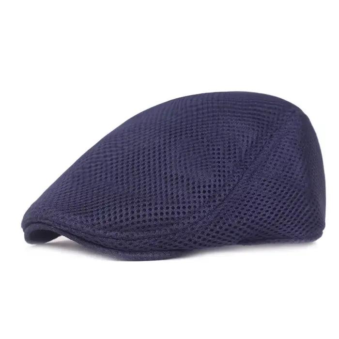 Chapeau de bérets creux en maille respirante pour hommes