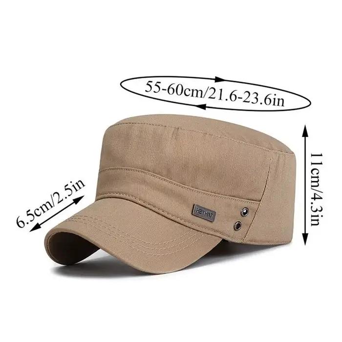 Casquette plate décontractée et simple