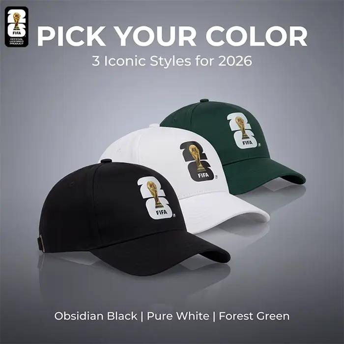 Casquette de baseball officielle FIFA Coupe du Monde 2026
