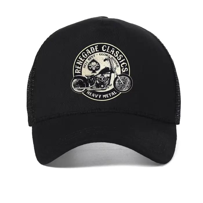 Nouvelle casquette de baseball vintage Glory Bounds Motorcycle USA Heavy Metal pour hommes