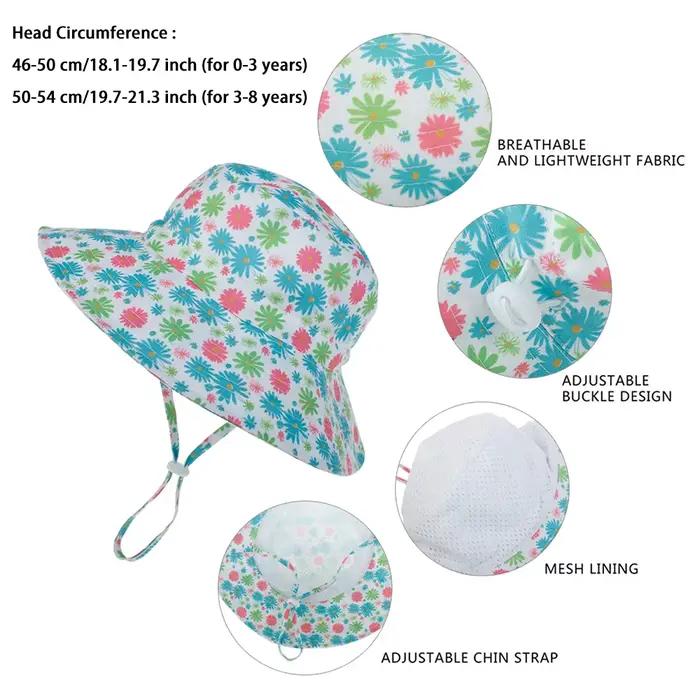 Chapeau de soleil d'été pour bébés filles et garçons de 0 à 8 ans