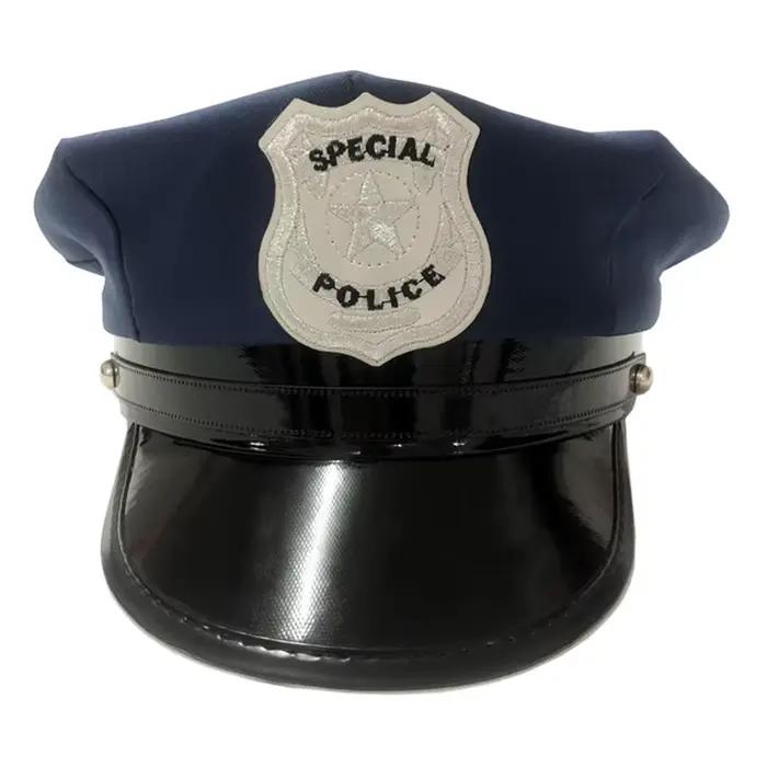 Chapeau octogonal de cosplay chapeau de performance militaire chapeau de police avec insigne chapeau de marin pour adultes quatre saisons événements de cosplay soirées à thème