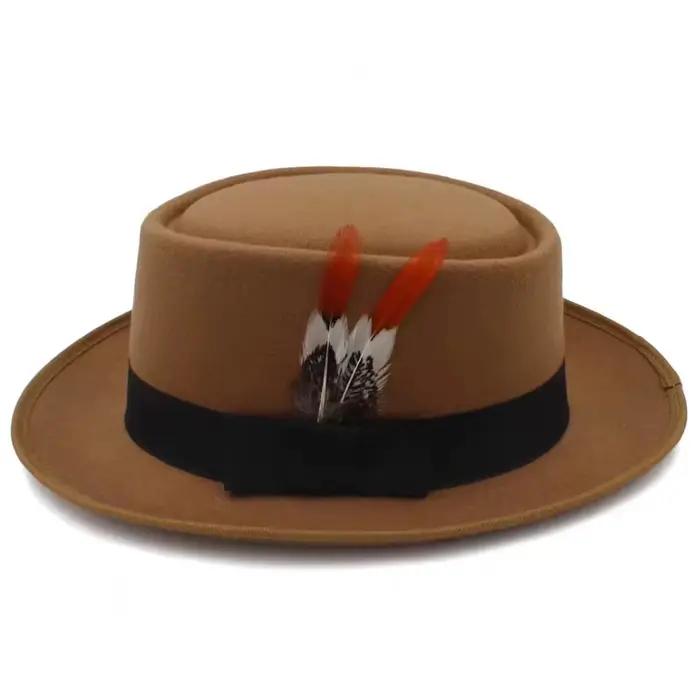 Chapeaux de Porkhelicopter en plumes pour hommes