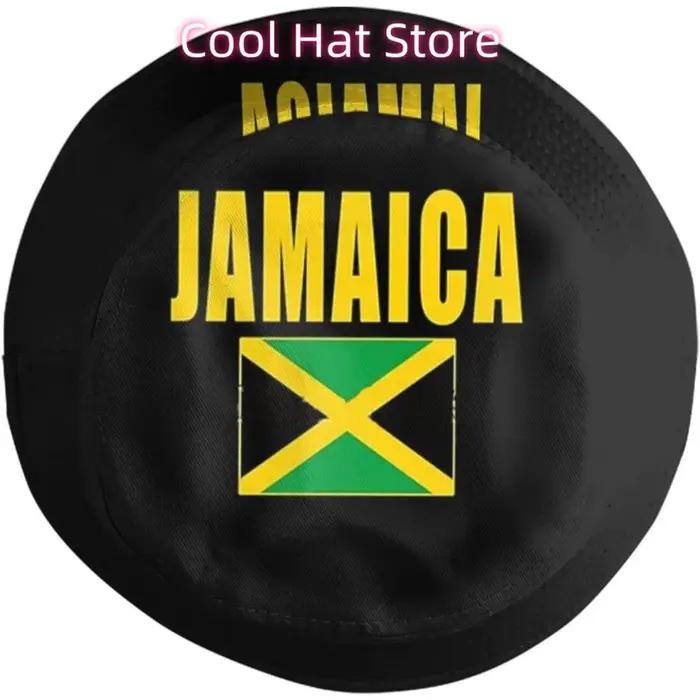 Chapeau de seau drapeau de la Jamaïque pour homme et femme, chapeau de soleil multicolor polyvalent pour toutes les saisons occasions décontractées