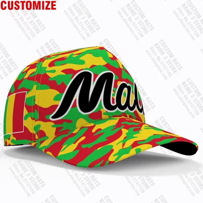 Casquette de baseball malienne avec nom et logo de l'équipe