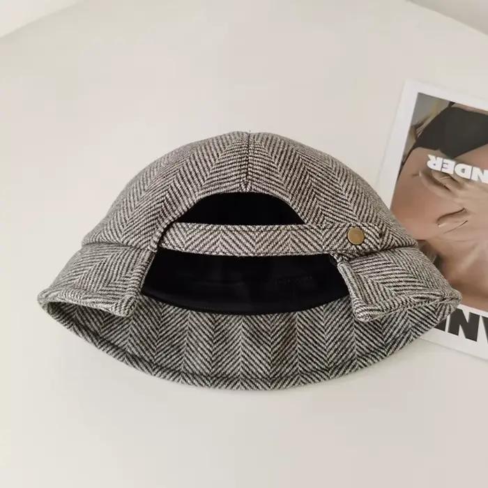 Chapeaux seau en sergé de laine de haute qualité pour femmes