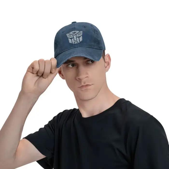 Casquette Transformer Autobots en coton lavé pour hommes et femmes voyage protection solaire randonnée plein air camionneurs occasions spéciales