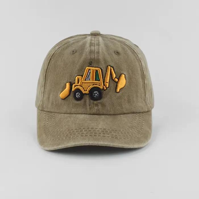 Casquette de Baseball en coton délavé pour bébé