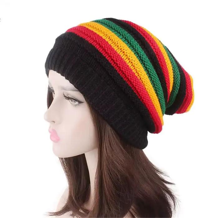 Bonnets et crânes colorés unisexes
