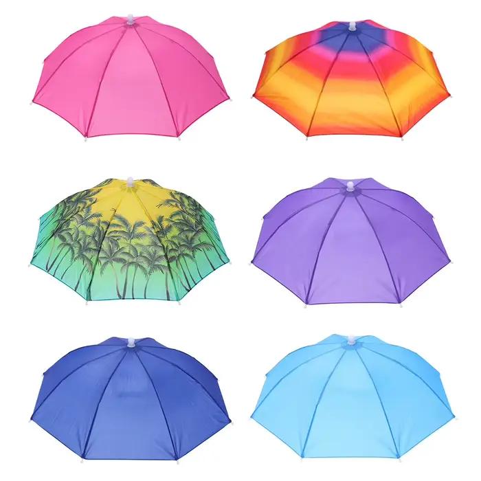Chapeau parapluie d'extérieur pliable