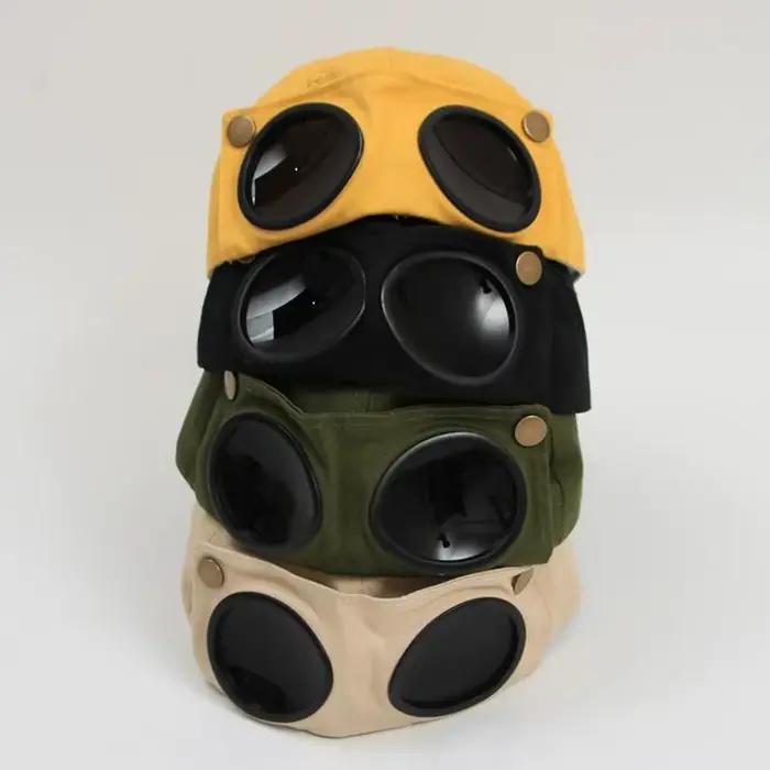 1 PC Aviator Hat Version coréenne de la tendance lunettes casquette