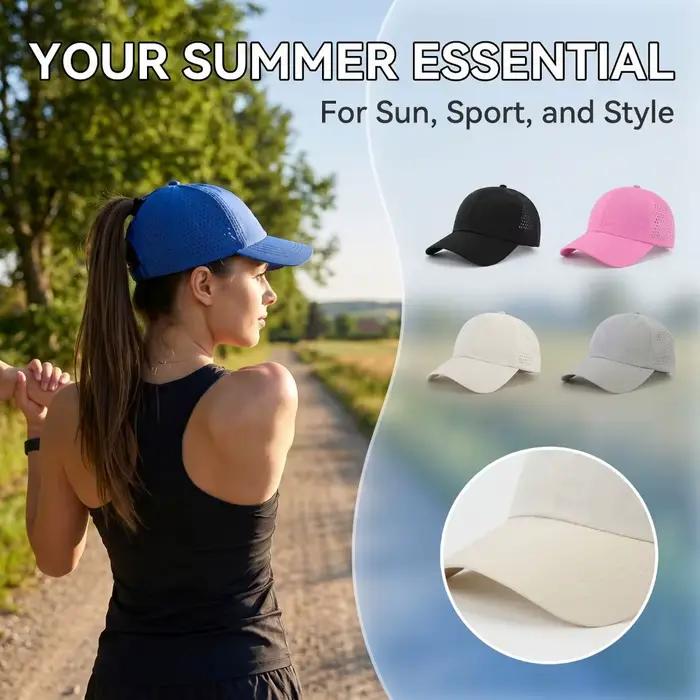 Casquettes de baseball à séchage rapide pour femmes