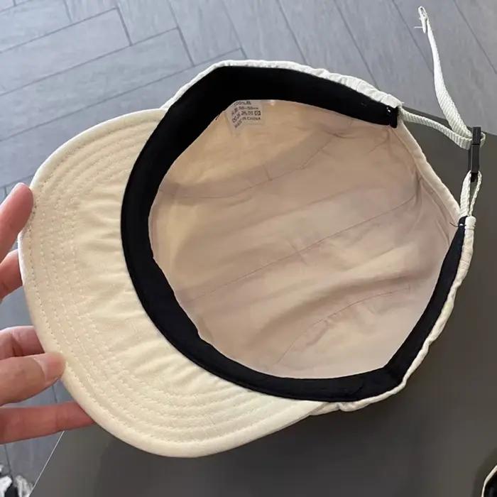Casquette de baseball à bord court protection solaire lettres brodées visière réglable pour homme femme occasions extérieures