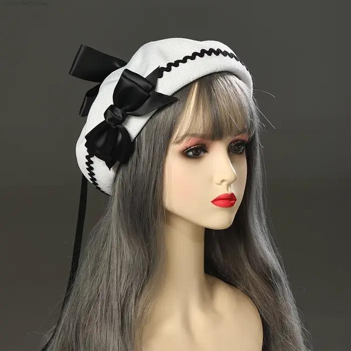 Béret Lolita mignon pour femmes et filles