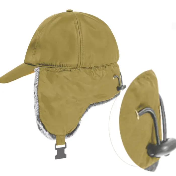 Chapeau russe hommes femmes imperméable neige Ski earflap casquette épais chaud polaire doublé automne hiver
