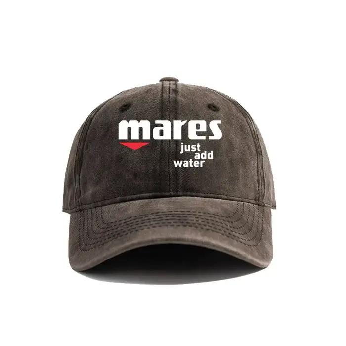 Mares ajouter simplement l'eau en détresse casquette de Baseball Cool hommes rétro en plein air été réglable cadeau papa chapeau MZ-646