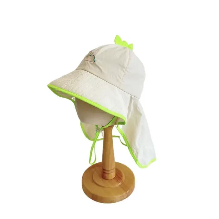 Chapeau de pêcheur léger et respirant anti-UV à large bord en tissu doux pour la plage accessoire de mode polyvalent pour les sorties estivales et les journées ensoleillées