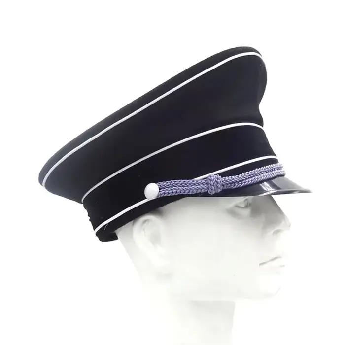 Chapeau en laine vintage pour officier d'élite