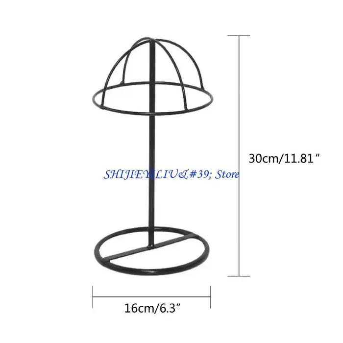 E21F – présentoir table pour chapeaux, en fil métallique, moderne, élégant, pour chapeaux