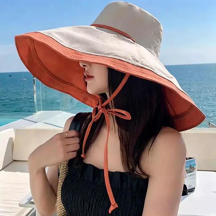 Chapeau de pêcheur pliable tendance