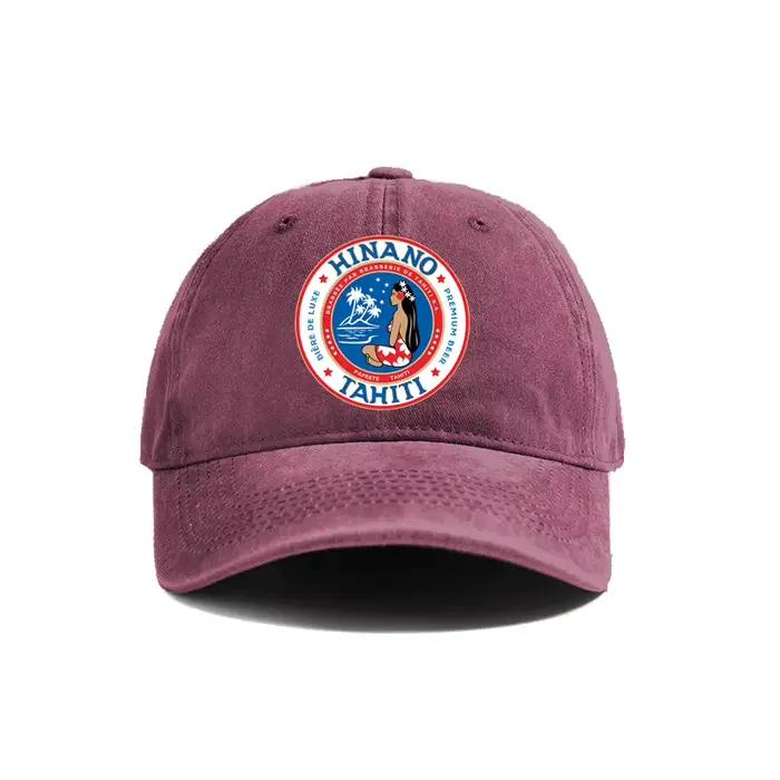 Hinano Tahiti bière casquette de Baseball été en détresse papa chapeaux hommes en plein air réglable coton casquettes