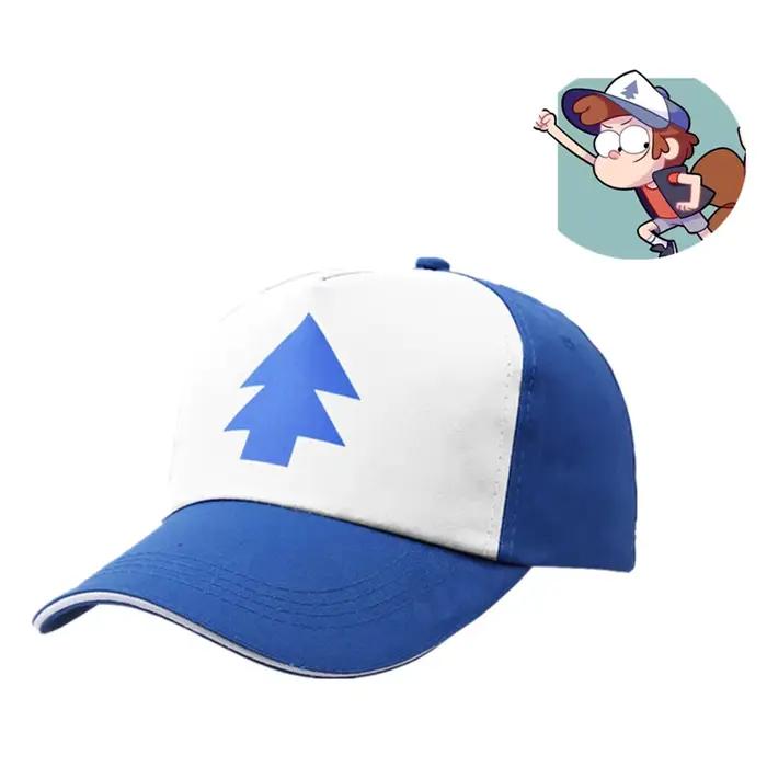 Casquette de baseball en coton ajustable Gravity Falls Dipper pour cosplay et extérieur années quatre saisons