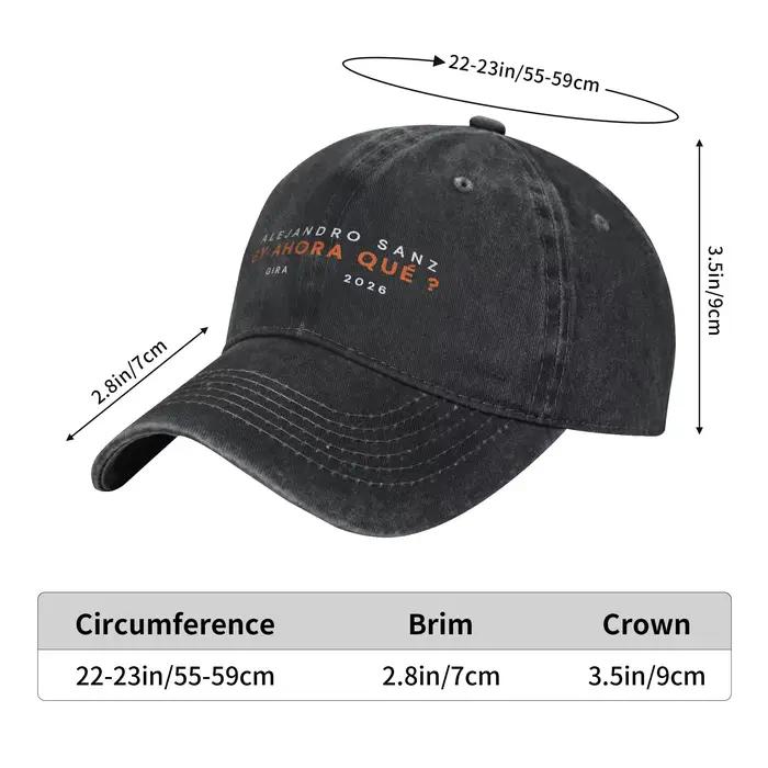 Casquette de baseball Alejandro Sanz 2026 pour hommes et femmes