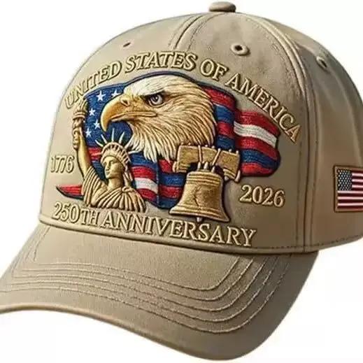 Casquette de baseball imprimée American 250e anniversaire Edition ; Unisexe