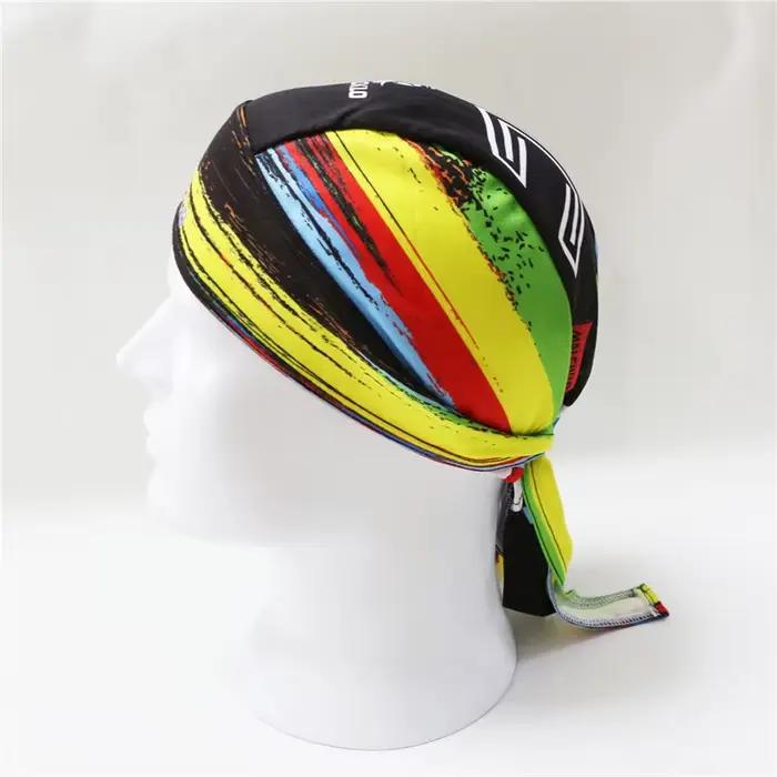 Casquette de cyclisme Pirate Bandana tricotée en polyester multicolore pour femmes, résistante à l'eau et anti-UV, idéale pour le vélo et les randonnées